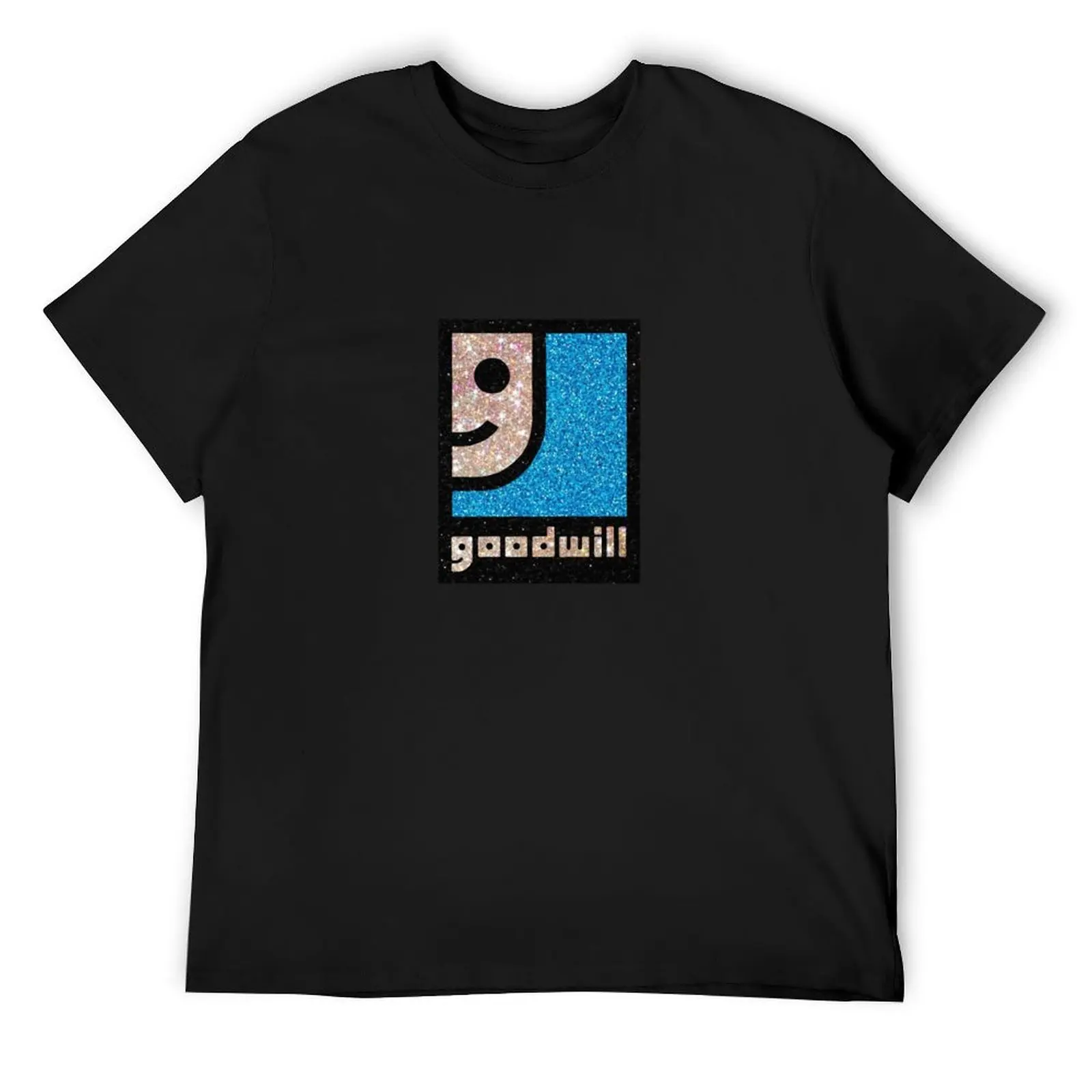 

Glitter Goodwill Logo T-Shirt summer tops cute tops anime black t shirts for men