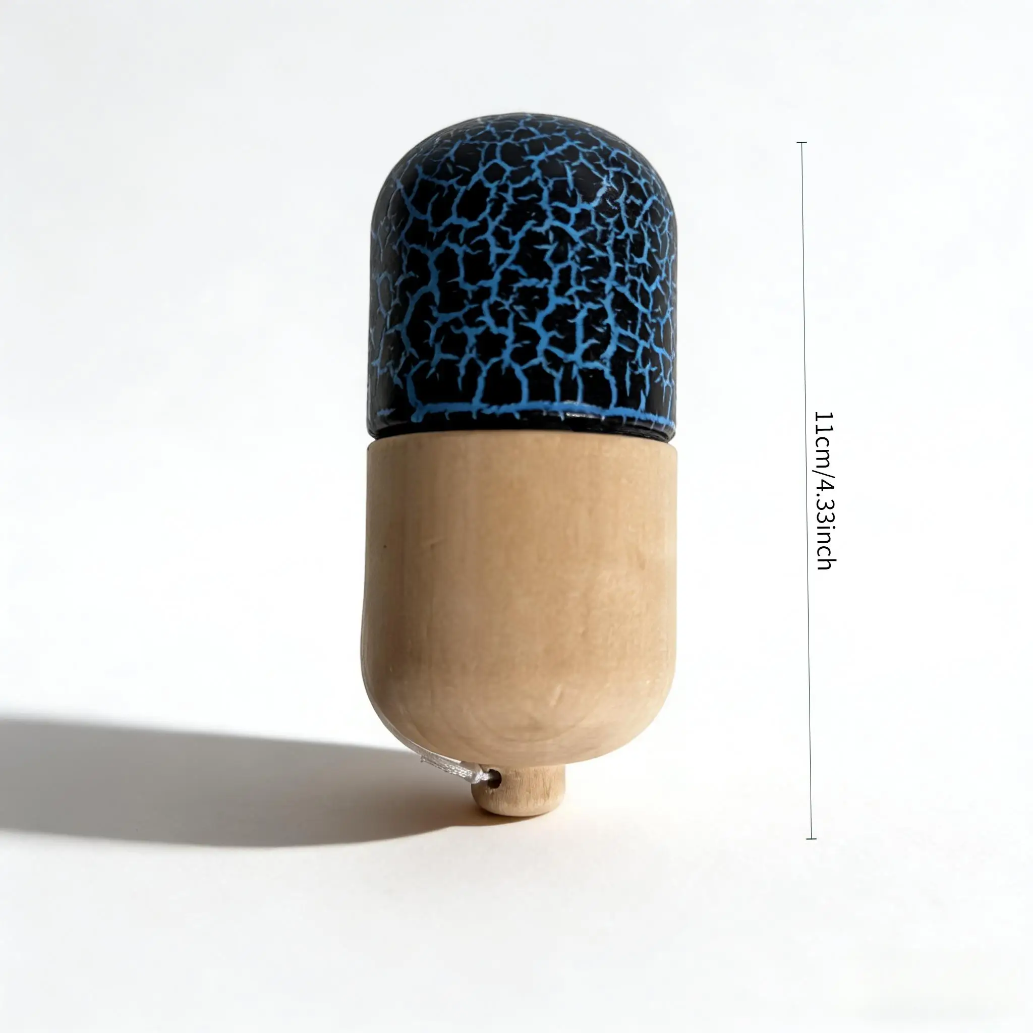 New Cracked Kendama Skill Ball, Sword Artificial Jade Ball, Toss and Catch Ball, High-Speed Toss and Catch Reaction Training