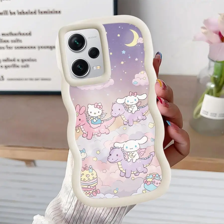 حافظة لهاتف Xiaomi Redmi A1 + A2 Plus 10A A5 10C 9T 12C 14C 9C A3 13C غطاء هاتف ناعم مرحبا كيتي سانريو