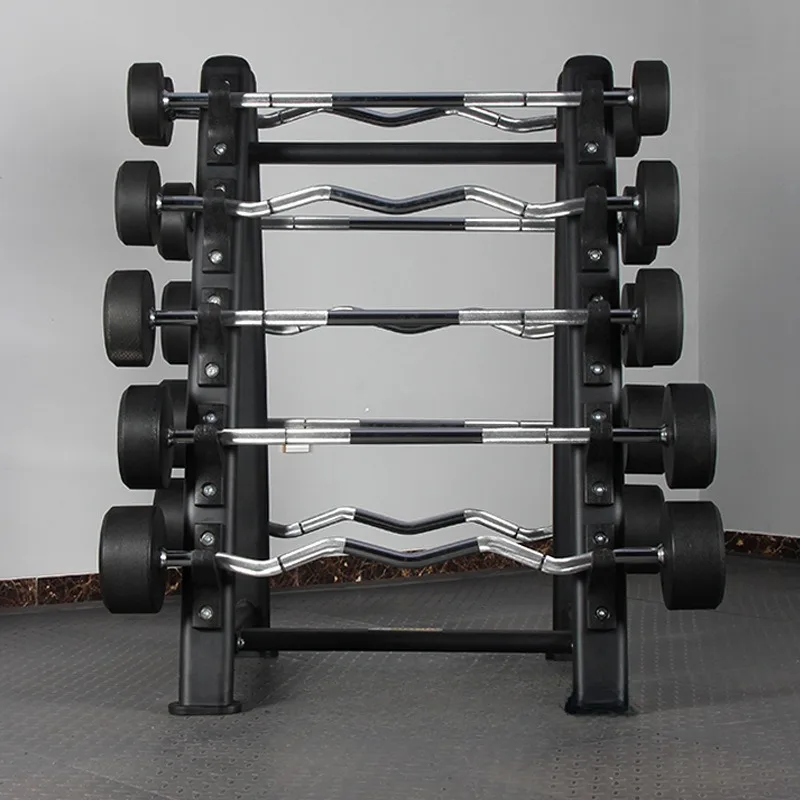 Commercial Use Widened Thickened Gym Equipment Barbell Holder Super Strong Load-bearing Capacity Barbell Rack Stand Barbell Rack