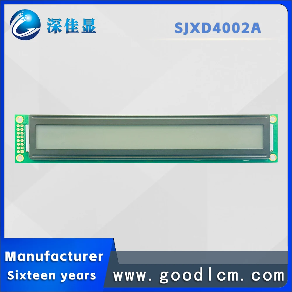 Long Strip Dot Matrix Display Module com retroiluminação LED, caráter monocromático, preço acessível, SJXD4002A