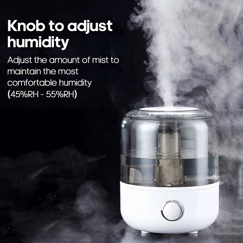 Hogar KINSCOTER 3L humidificador de aire profesional de gran capacidad humidificador para el hogar planta niebla difusor de Aroma con tiempo de Control remoto