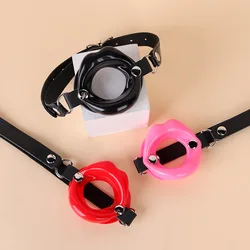 Female Appliance Soft Safety Silicone Open Mouth Gag Fetish BDSM Bondage Erotic Sex Toys for Women Couples Adult Accessoires Sex