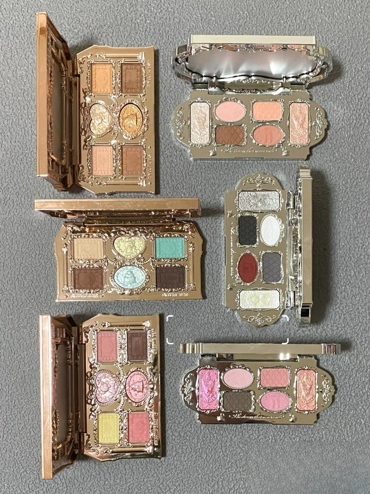 Flower Knows The Sweetie Bear Collection 6Color Matte Pearl Eyeshadow Easy to Wear Face Highlight Brighten Makeup