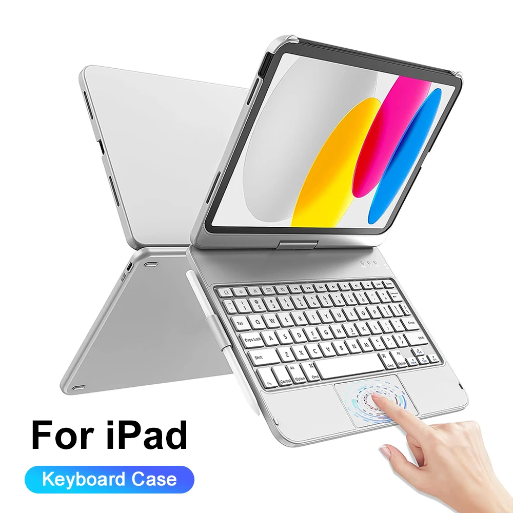 

Magic Keyboard For iPad A16 11th Pro 11 12.9 13 M5 Air 6 5 4 Case For iPad 10 10th Generation 7th 8th 9th Gen 10.2 Mini 7 Cover