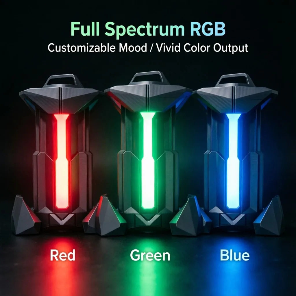 Personality Creative Blaster Nightlight Model Cyberpunk Wind Atmosphere Lamp Birthday Gift
