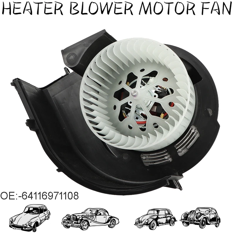 

HEATER BLOWER MOTOR FAN RHD FOR BMW X5 (E70) (2006-2013) X6(E71, E72) (2007-2014)