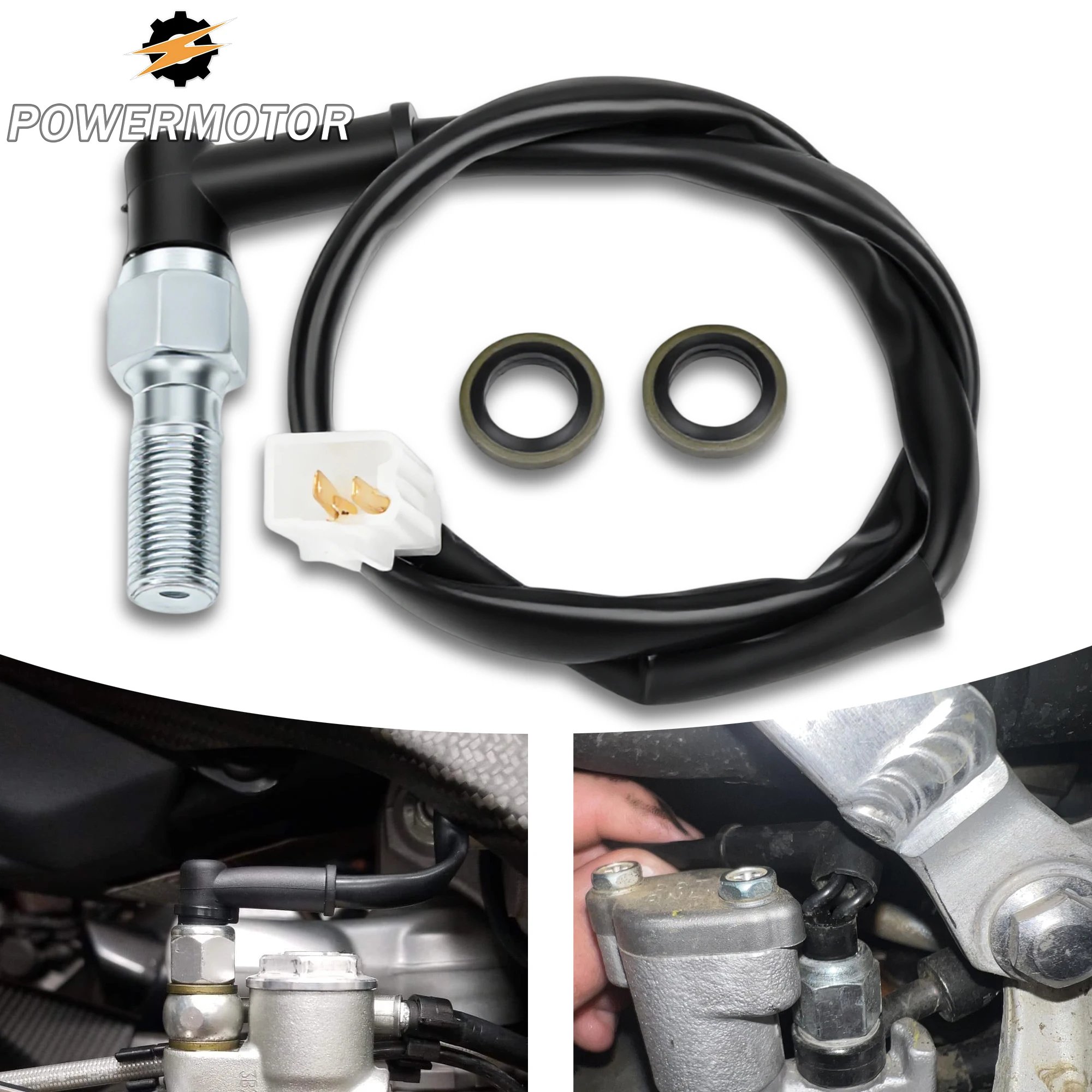 

M10*1.25MM Motorcycle Hydraulic Brake Pressure Rear Light Switch Hollow Bolt Motocross Enduro DirtBike Supermoto Modified Parts