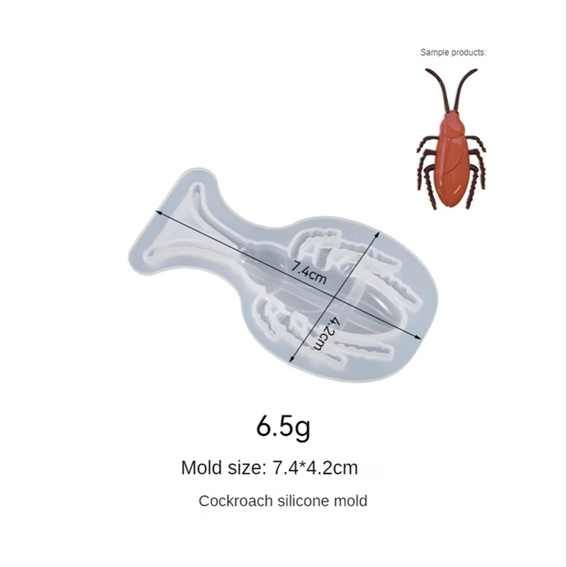 【A29I-Sale】قوالب فندان الحشرات، قوالب السيليكون لتزيين كعكة الحشرات أبو بريص//p.Spider//p.Ant/قوالب إيبوكسي للحشرات #4