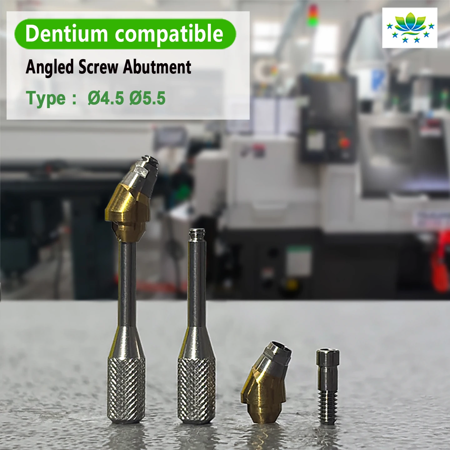 For Dentium SuperLine 15°/30° Multi Unit Angled Abutment CAD/CAM Custom Ti Base for Dental Lab OEM ODM
