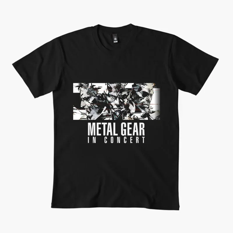 

Metal Gear Solid 0315 MGS gift t shirt for men Kojima Video game Graphic Clothes 100% cotton print tee All size tops S-6XL