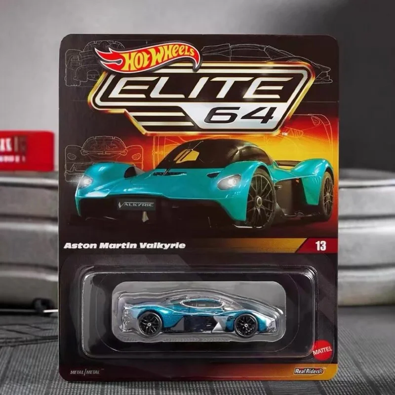 

Коллекционная модель автомобиля Hot Wheels Elite 64 Aston Martin Valkyrie в масштабе 1/64 из литого металла для взрослых автолюбителей