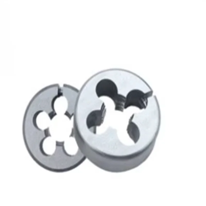 2pcs  HSS adjustable dies UNC / UNF round screw threading dies american system customize adjustable alloy dies