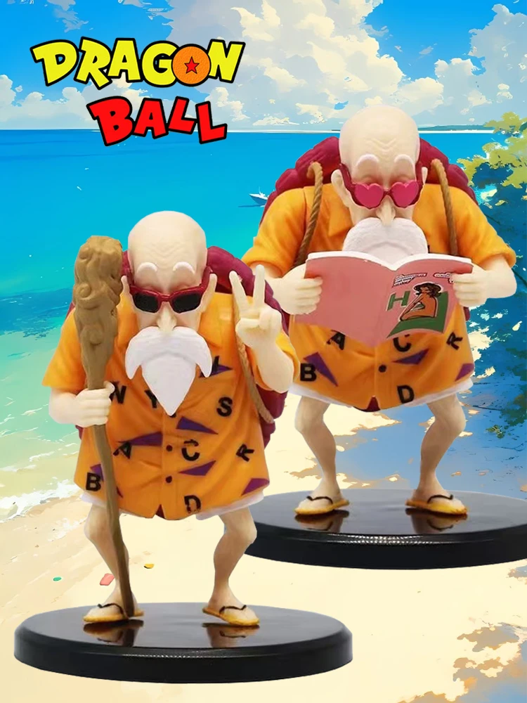 Dragon ball z anime figura estilo moda versão mestre roshi kame sennin pvc coleção decoração