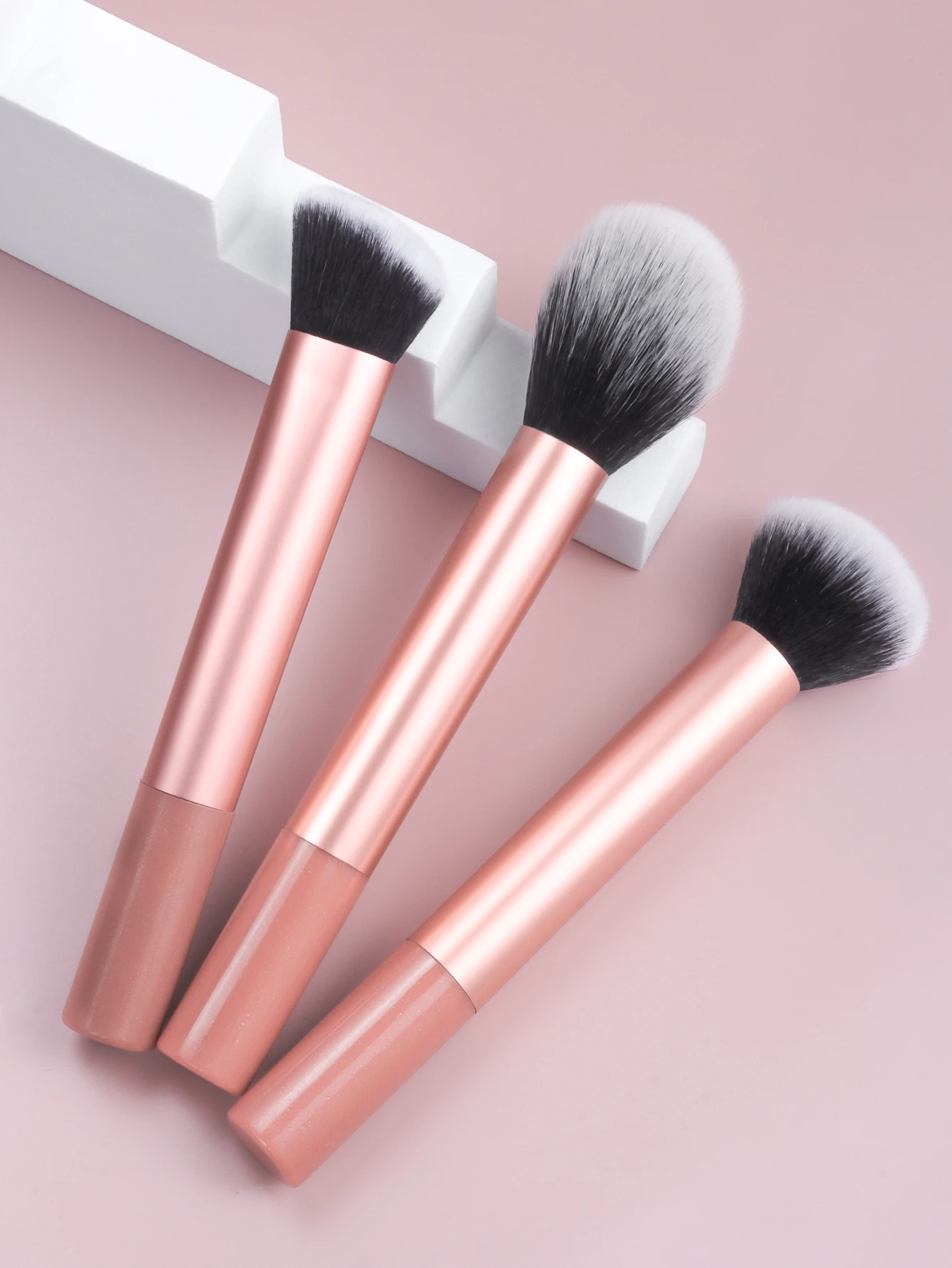 3PCS Multi Foundation specialty Makeup Brushes Set Eye Shadow Women Cosmetic loose Powder Blush Blending Beauty concealer brush