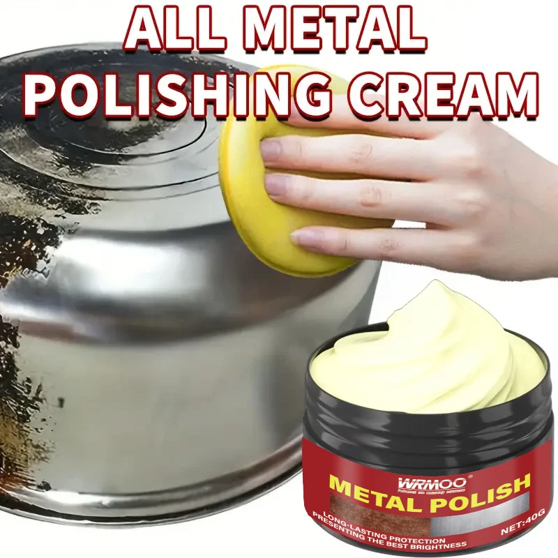 Cookware Cleaner Paste – Removes Burnt Grease & Stains from Stainless Steel Pots and Pans, Restores Shine Like New