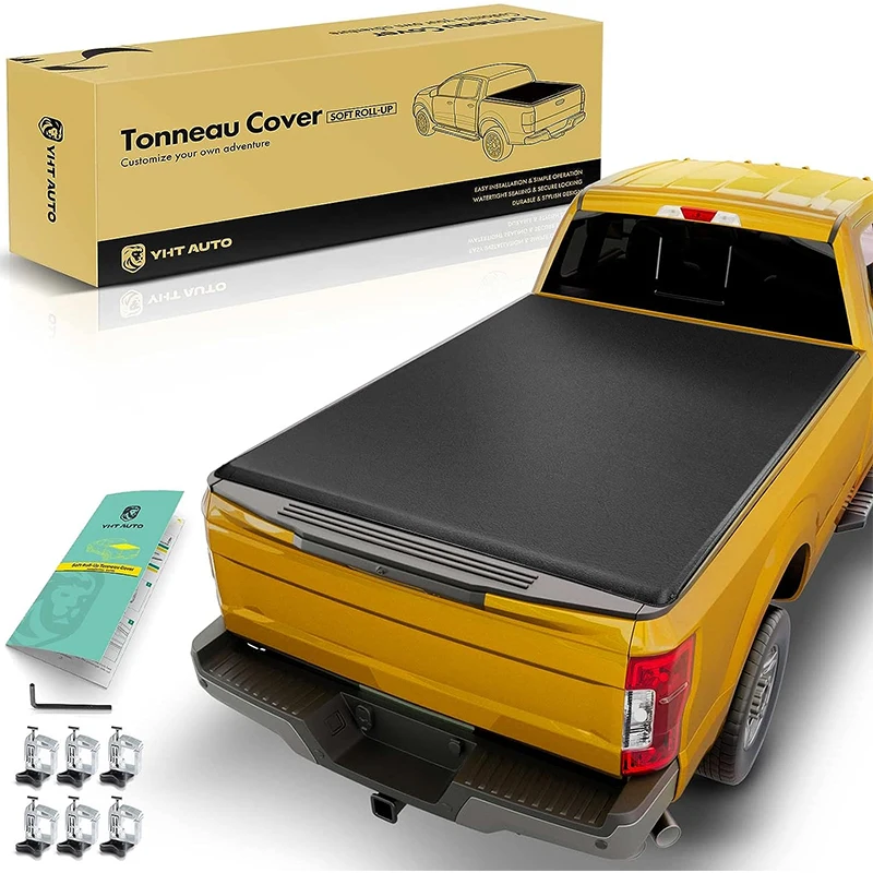 Reforçado Roll-up Truck Bed Cover, Retrátil, Duro, Tonneau Capa para GMC Canyon