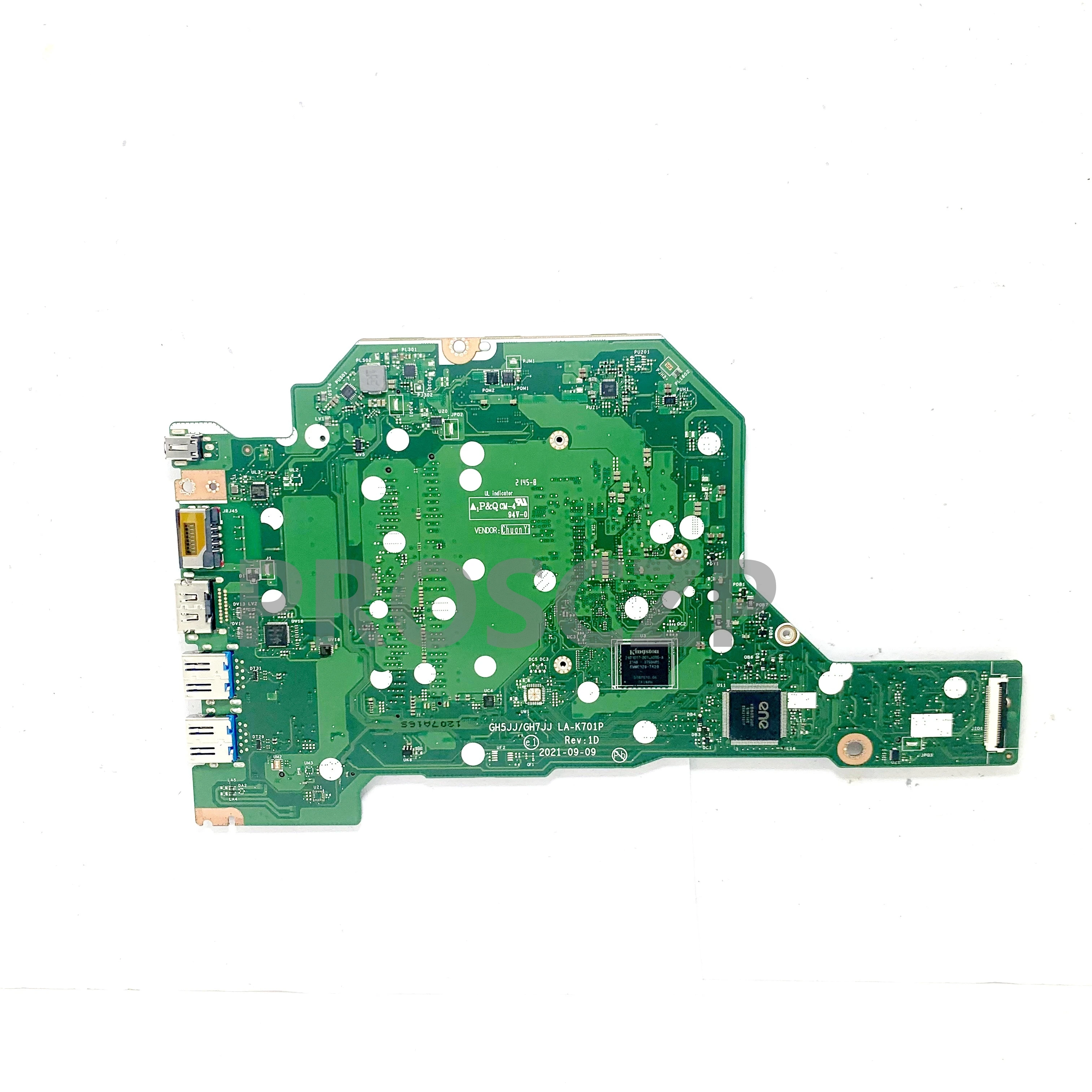 GH5JJ/GH711 LA-K701P For Acer Aspire A115-32 A315-35 Laptop Motherboard NBA6W11003 With SRKH0 N4500 CPU 100% Tested OK