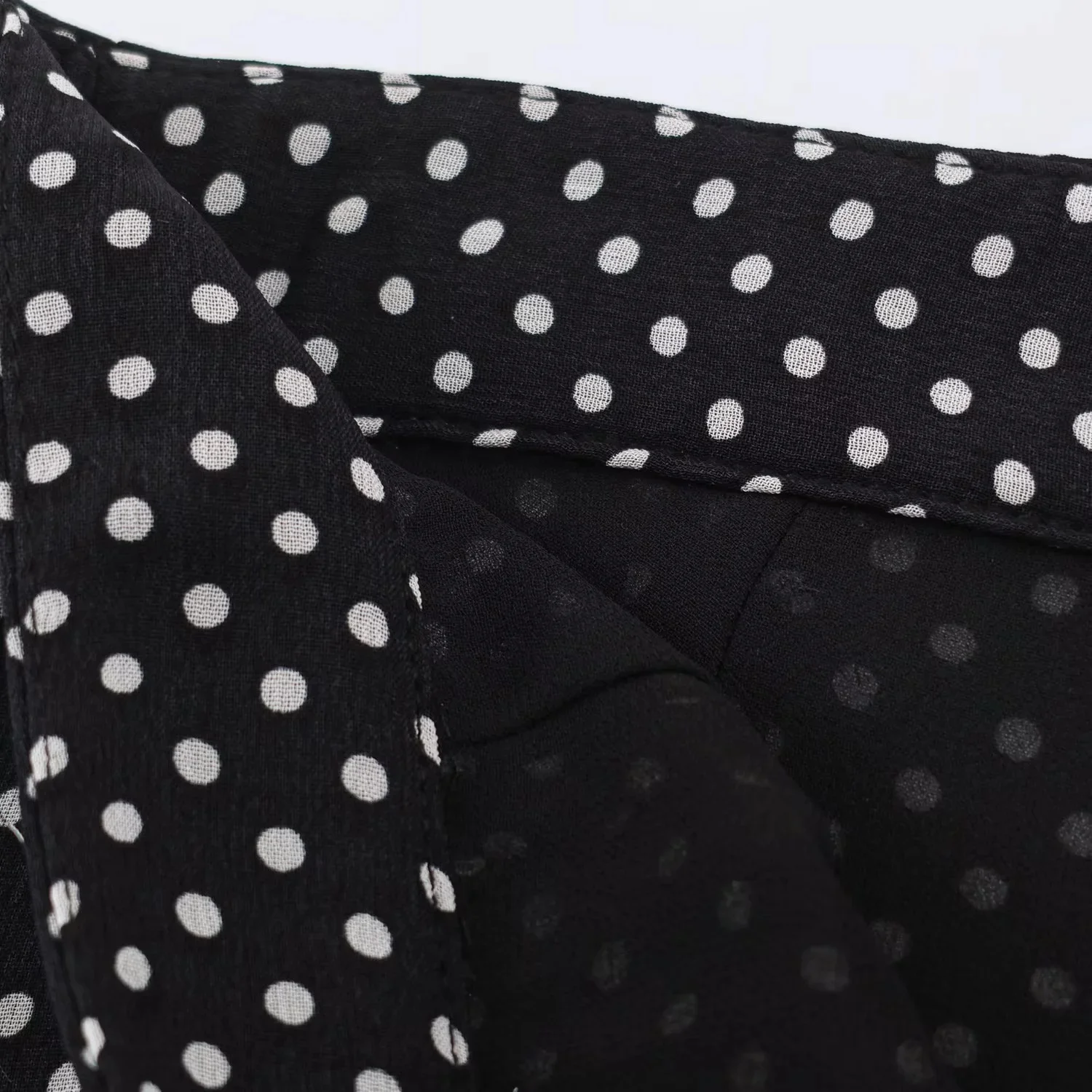 KONDALA Vintage Party-Chic Damen-Hosenanzug mit Polka Dots, ärmellosem Neckholder-Top und langen, weiten Hosen – Modischer Sommer-Urlaubsanzug 2026 – Detail 21