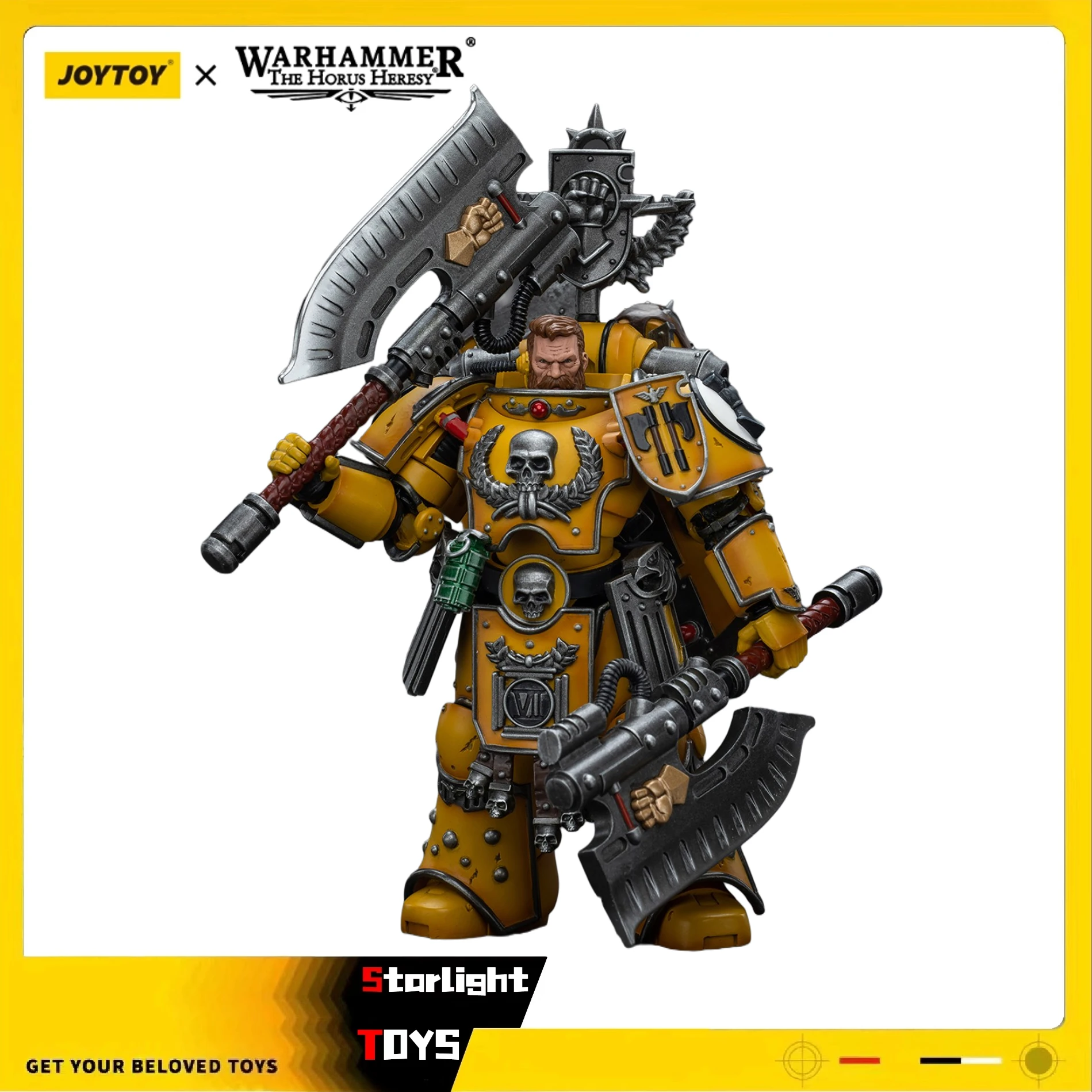 

JOYTOY 1/18 Фигурка Warhammer 40K Lmperial Fists Fafnir информационная модель игрушки подарки