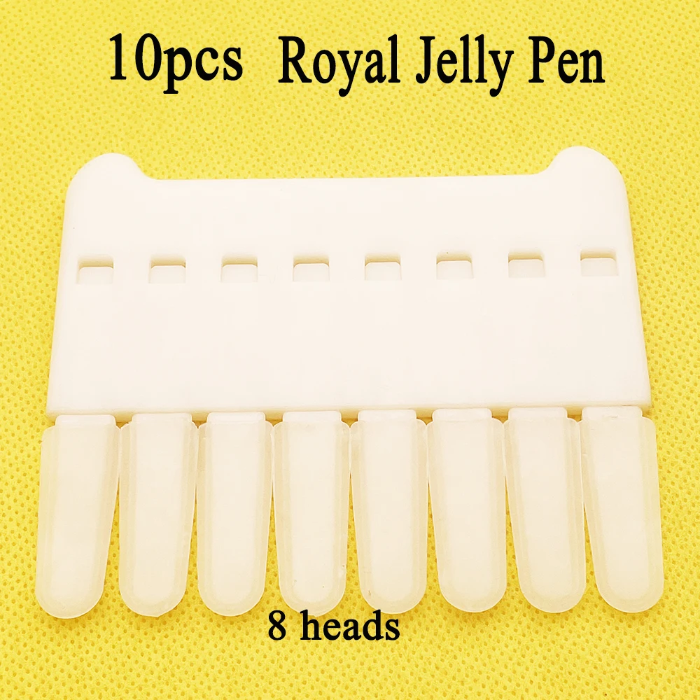 

Wholesale 8 Rows Fingers Take Collect Royal Jelly Pen Pulp Scraping Replaceable Bar Beekeeping Plastic Bee Milk Farm Supplies