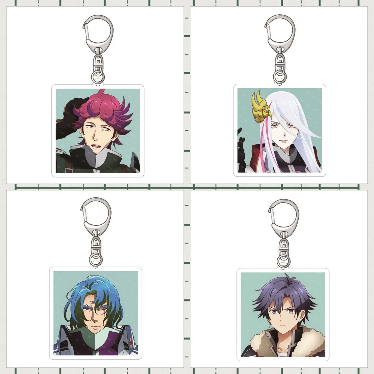 Anime The Legend of Heroes Trails of Cold Steel 4 THE END OF SAGA Acrylic Stand Photo Frame Keychain Pendant Keyring Gift