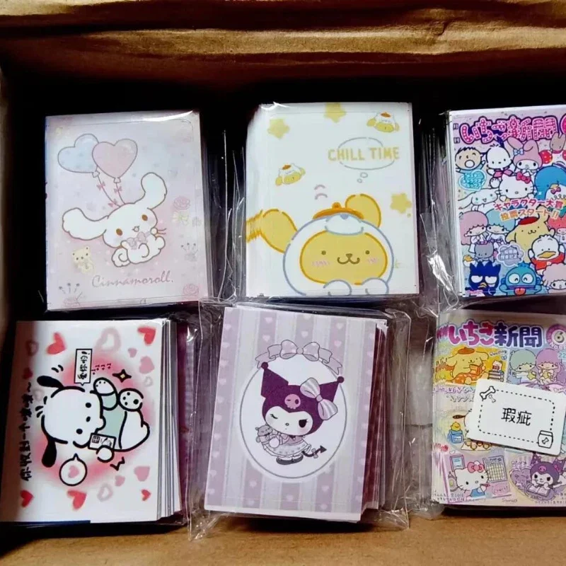 Imagem -05 - Sanrio Anime Selagem Adesivos Kawaii Minha Melody Olá Kitty Kuromi Embalagem Papelaria Foto Bonito Materiais Faça Você Mesmo 20 Estilos