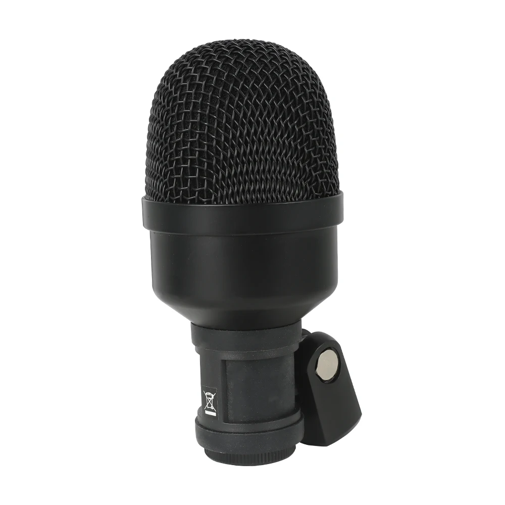 GOOERMI QK7 Professional Performance Drum Microphone Set Metal Dynamic 7-Piece for Bass Percussion, Rack Drums, Marching Drums