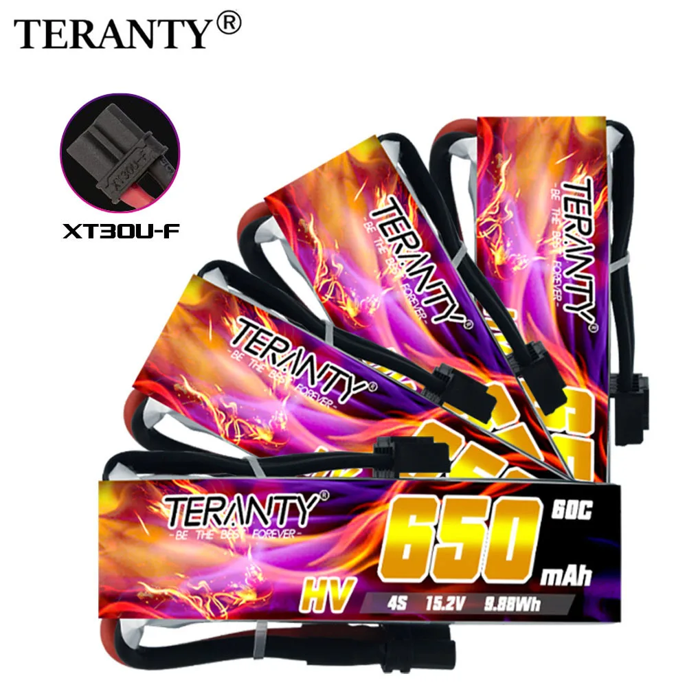 

TREANTY 650mAh 4S 15,2 V 60C/120C Lipo аккумулятор для модели RC кроссовера самолета FPV игрушечной модели, перезаряжаемая батарея LiPo