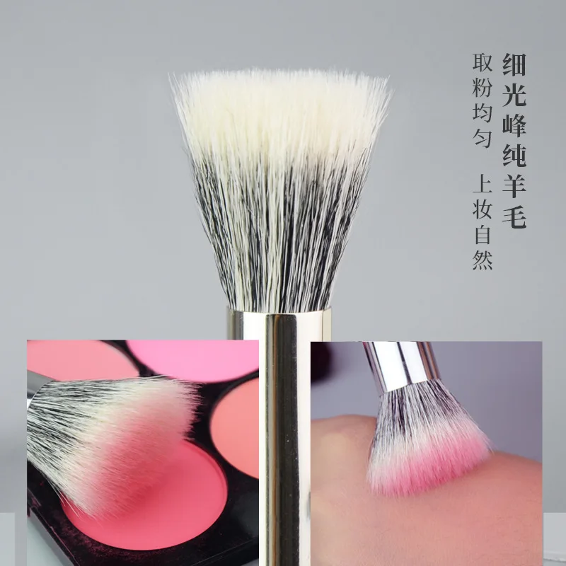 1 piece Angled Stippling Makeup brush Blush Make up brushes Powder Contour Goat hair Blending Multi Function cosmetic tools