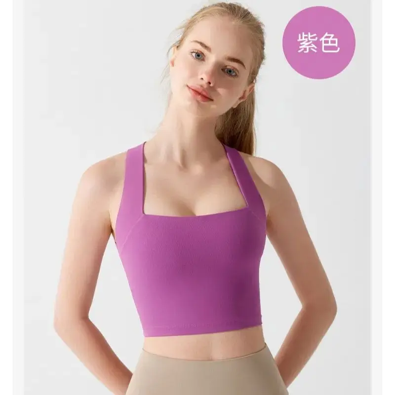 Women Cross Strap Sports Bra Top High impact Push Up Running Bras Sport Bra Yoga Gym Crop Top Brassiere Fitness Top Sport Bra