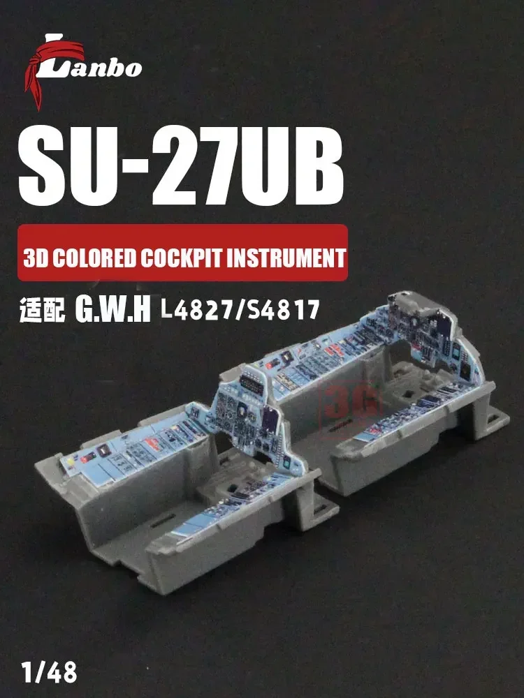1/48 scale Lambo 3D Color Cockpit Instrument 48119 SU-27UB Fighter Modification (for Great Wall Kit)
