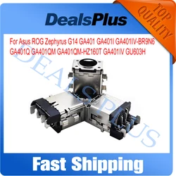 1pcs New Replacement DC Power Jack Connector For Asus ROG Zephyrus G14 GA401 GA401I GA401IV-BR9N6 GA401Q GA401QM-HZ160T GX703