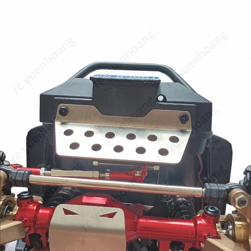 Soporte para matrícula, estante de simulación impreso en 3D, piezas modificadas, decoración para modelo de coche de escalada MJX H12Y RC a escala 1/12, 1 Uds.