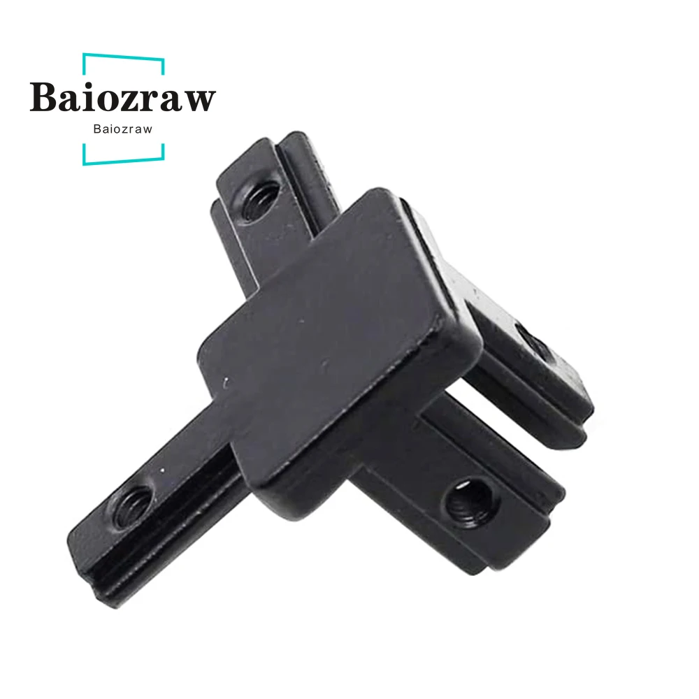 2020 Black Silver L Type 3-dimensional Bracket Concealed 3-way Corner Connector Eu Standard 20/30/40 Aluminum Profile Corner