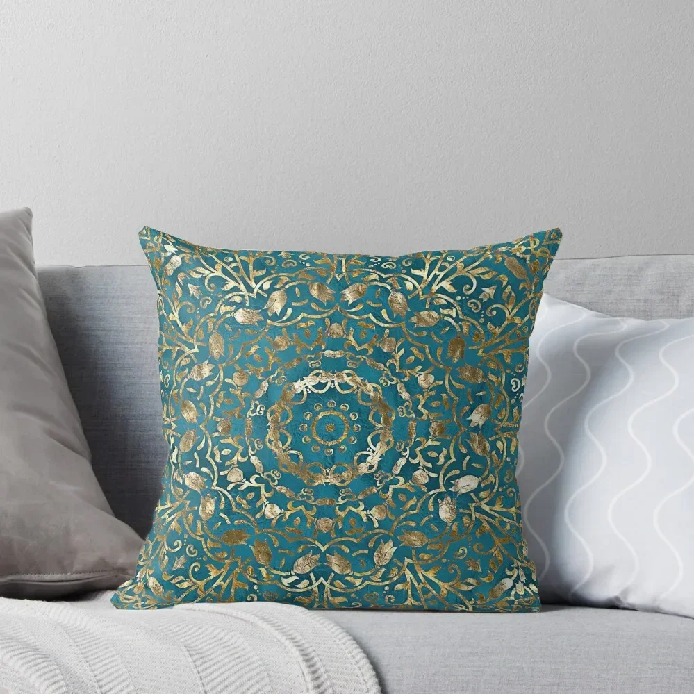 

Moroccan Style Mandala Throw Pillow pillow cover luxury Christmas Pillow New year luxury home accessories