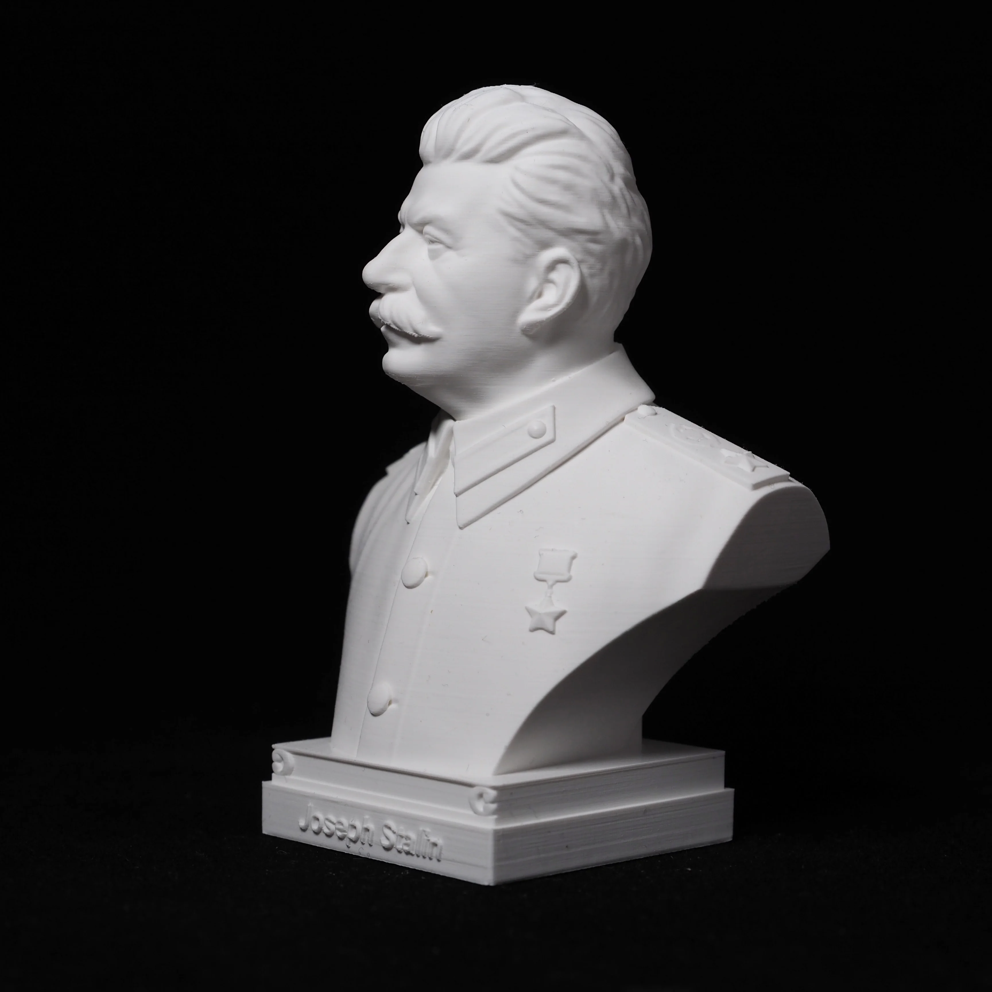 Joseph Stalin Ornaments Statue Hand Model Decoration Bust Crafts Great Man Portrait Desk Desk, 3D Printing PLA Plastic