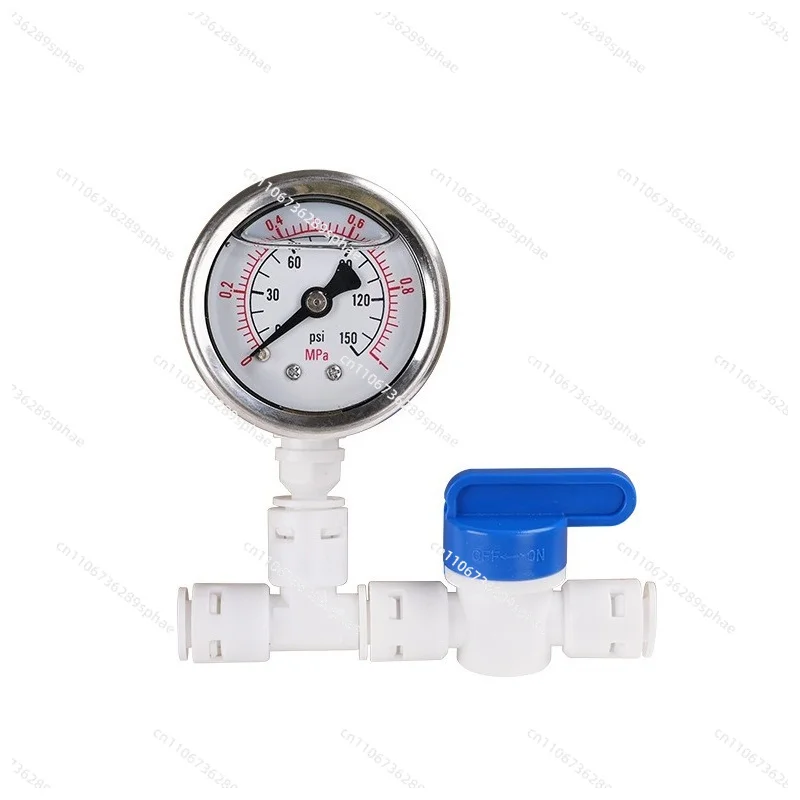 Household Water Pressure Gauge Tap Water Pipe Pressure Test Meter For Water Purifier