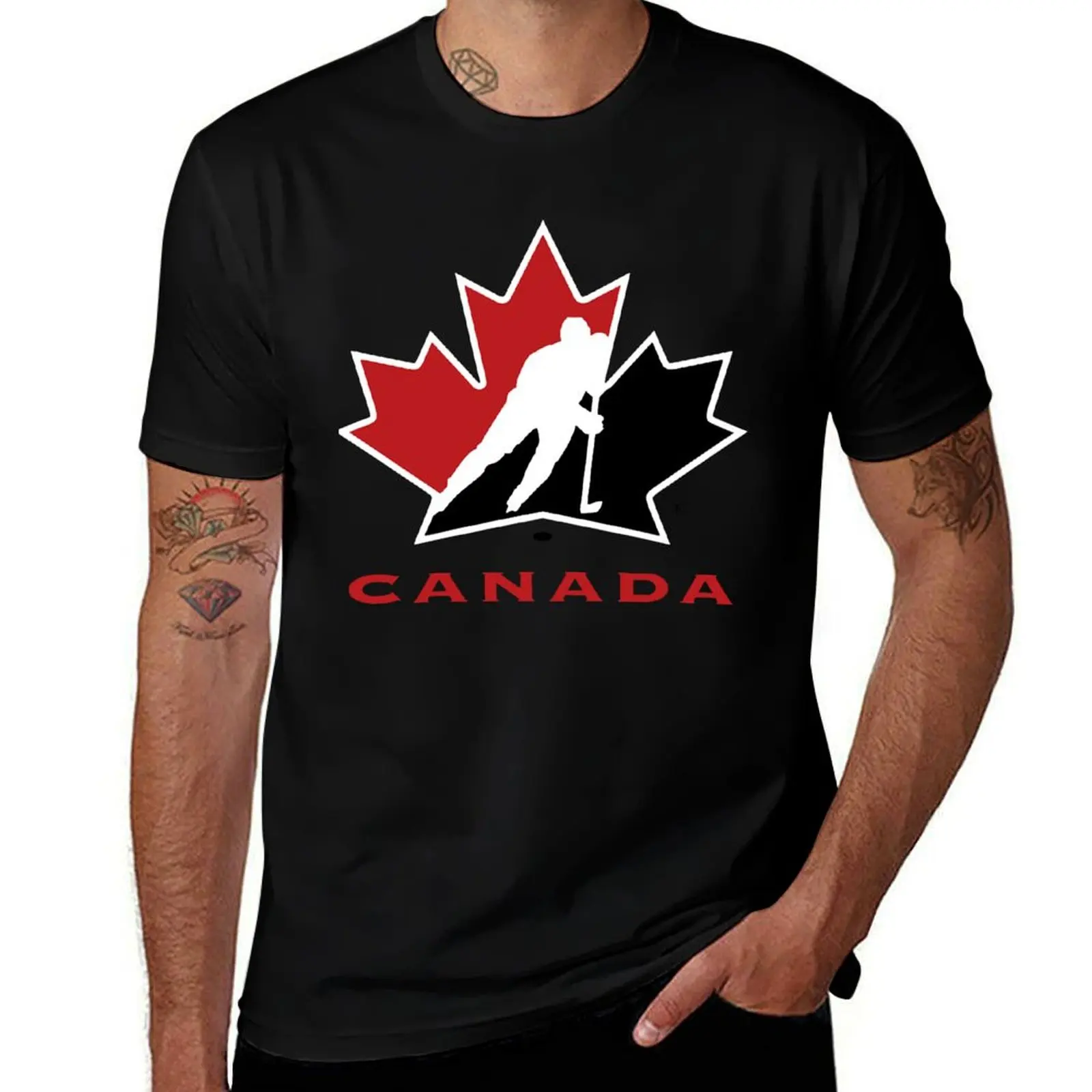 BEST SELLER team canada logo Merchandise T-Shirt graphic tee shirt vintage clothes mens white t shirts