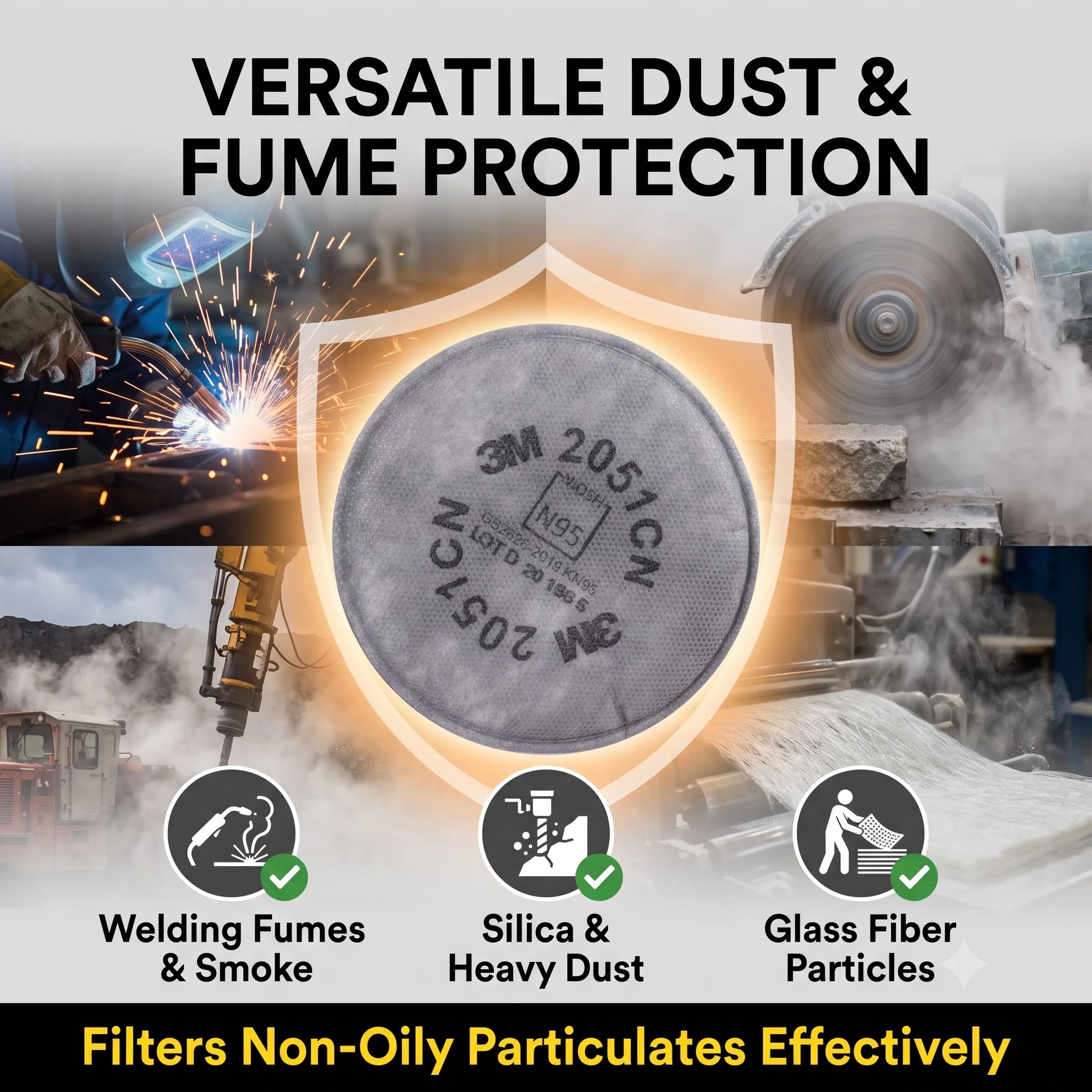 Wkład filtrujący pyłki 3M 2051 – Filter Replacement N95 recenzja i cena