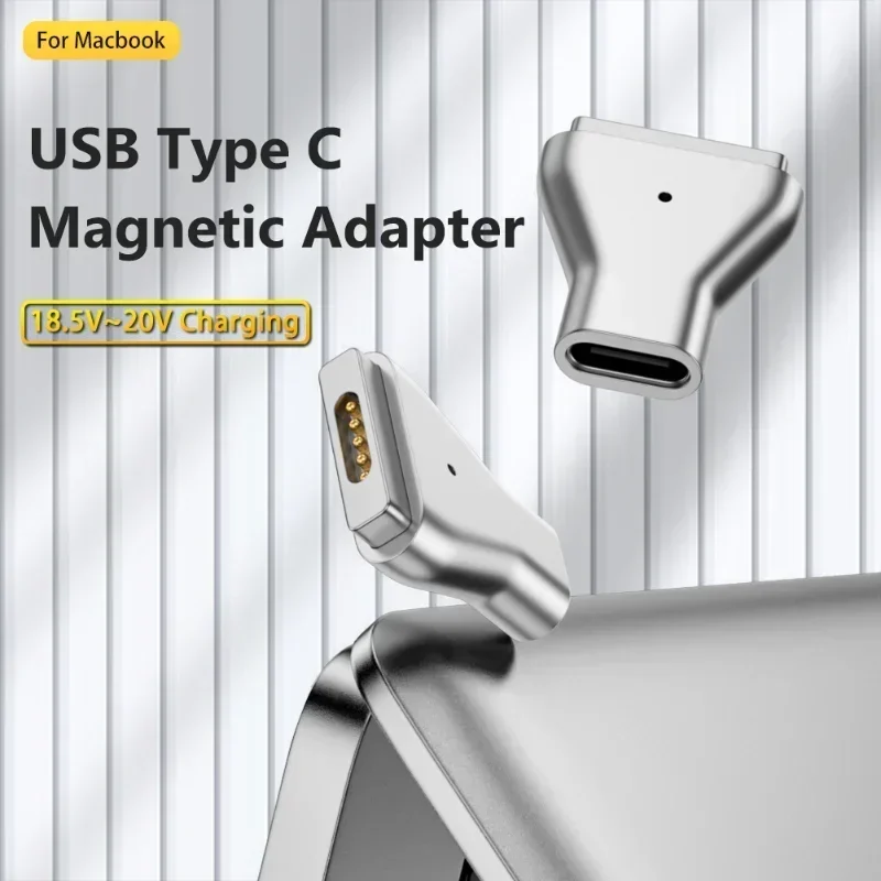 PD Type C Magnetic Charging Adapter For Apple Magsafe 2 MacBook Pro Air Charger Plug Converter USB C Fast Charging Adapter