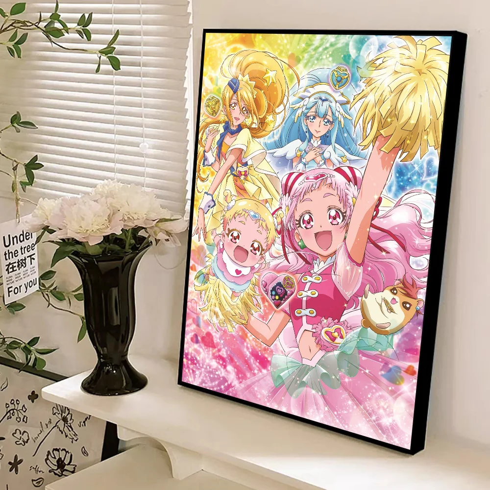 Precure Classic Vintage Posters Vintage Room Bar Cafe Decor Stickers Wall Painting