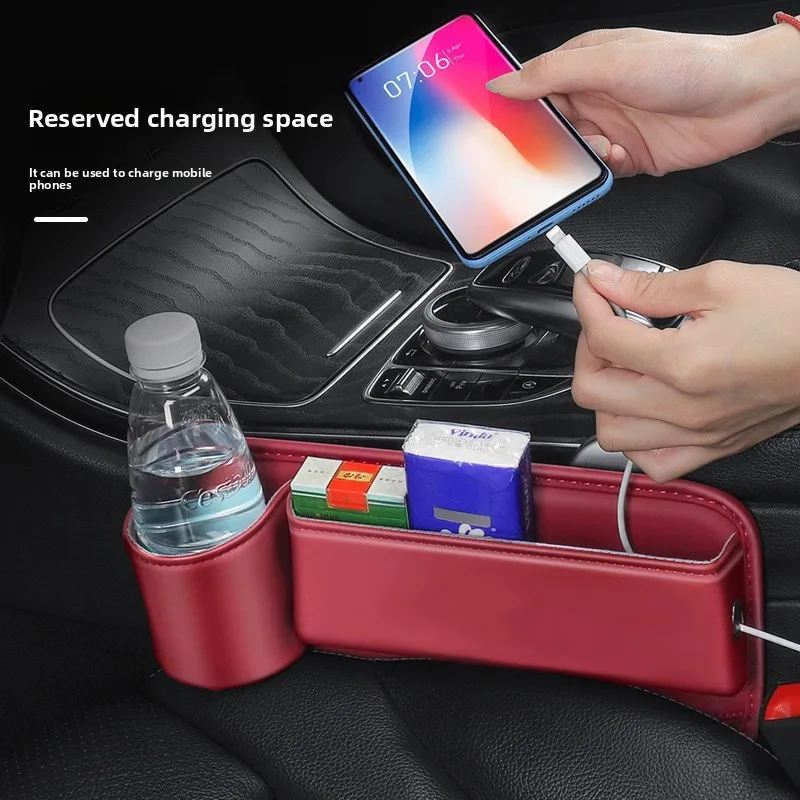 For Chery Tiggo 8 Jetour X70 2018~2025 Car Seat Side Gap Filling Storage Box With Cup Holder Kit Organizer Case Trim Accessories