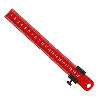 Scribing Ruler Slide Stop Ruler 20/30/40cm Measuring Ruler Woodworking Ruler JOMD