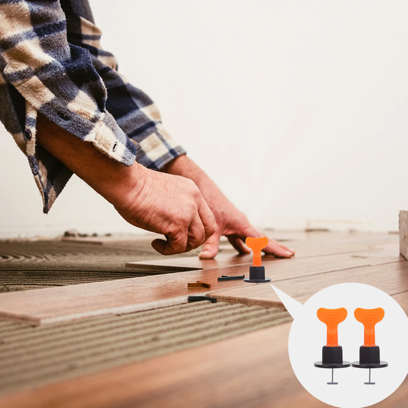 1 حزمة الدورية بلاط الأرضيات أداة التسوية الصلب إبرة مستوي لغرفة المعيشة غرفة نوم شرفة المطبخ دائم العملي