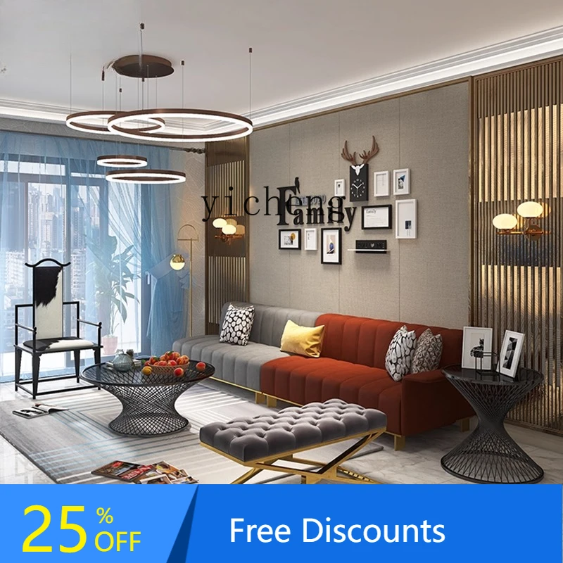 

Glass Coffee Table Light Luxury Modern Round Side Table Small Apartment Living Room Home Balcony