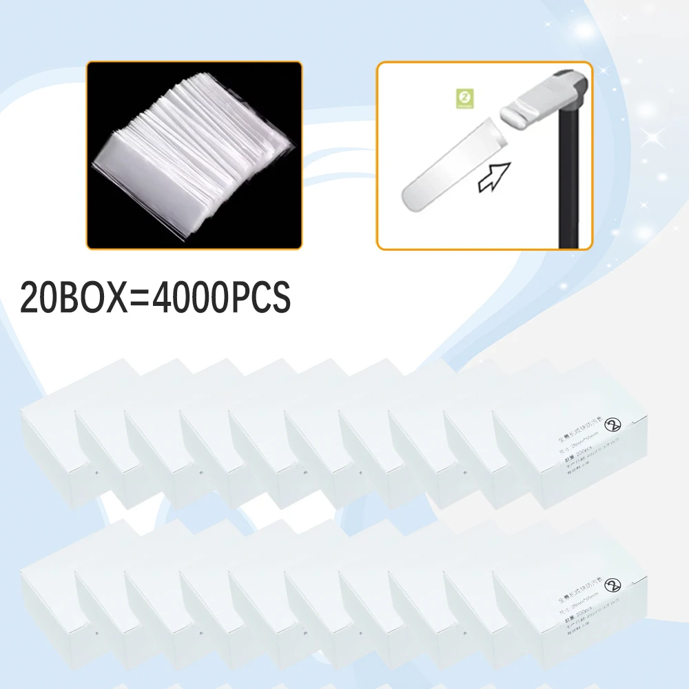 Bulk 4000PCS Disposable Dental Bite Block Cover Sleeves Panoramic X Ray Film Protective Barrier for Instruments