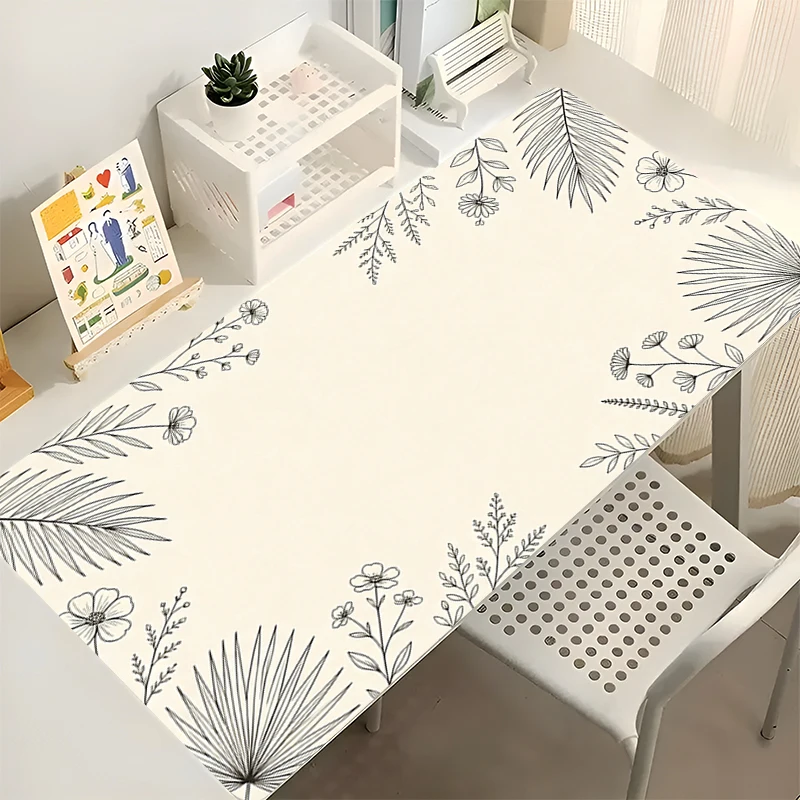 Popular Mouse Pads Animation Office E-sports Gaming Table Mat Oversized Keyboard Pads Minimalist Art Style Computer Mouse Mats