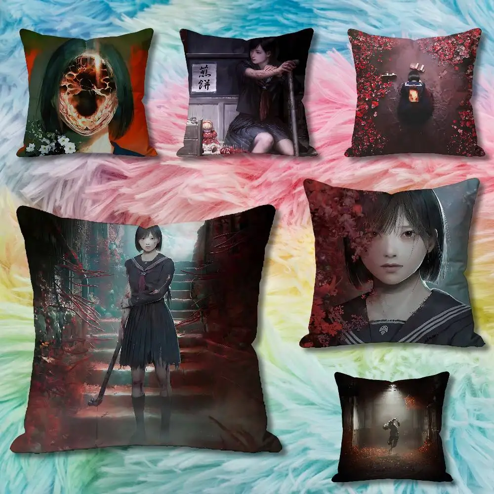 

Horror S-Silent H-Hill Pillow Cases for Bedroom Living Room Sofa Home Decor Polyester Cushion Cover with Zipper