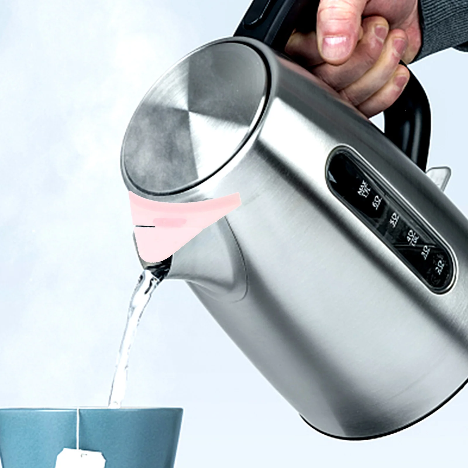 

3pcs Electric Spout Covers Dust-Proof Caps For Hot Water Kettle Anti-Splash Steam Sealing Small Compact Lightweight Kettle